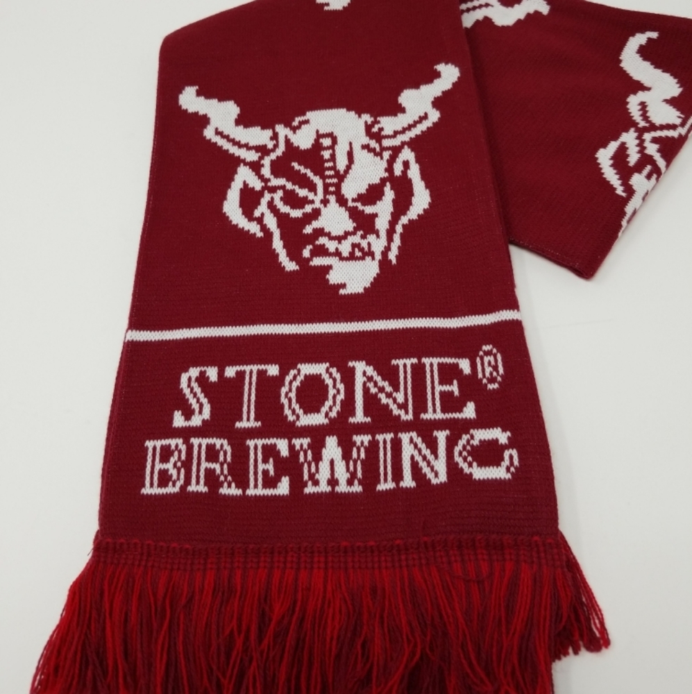 Stone Brewery Brewing (Gargoyle) Dark Red Scraf